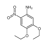 4,5-二乙氧基-2-硝基苯胺结构式