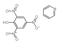 Phenol,2,4,6-trinitro-, compd. with pyridine (1:1)结构式