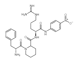 H-D-Phe-Pip-Arg-pNA acetate Structure
