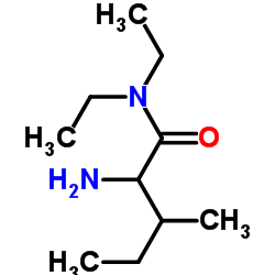 N,N-Diethylisoleucinamide Structure