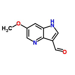 6-甲氧基-1H-吡咯并[3,2-b]吡啶-3-羧醛图片