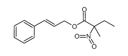 3-phenylallyl 2-methyl-2-nitrobutanoate Structure