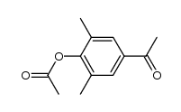3,5-dimethyl-4-acetoxyacetophenone Structure