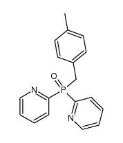 p-methylbenzyldi(2-pyridyl)phosphine oxide Structure