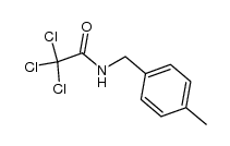 2,2,2-trichloro-N-(4-methylbenzyl)acetamide Structure