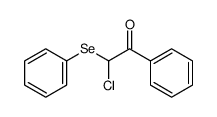 2-chloro-1-phenyl-2-phenylselanylethanone Structure