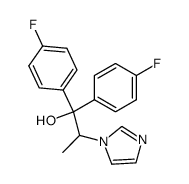 1,1-bis(4-fluorophenyl)-2-(1-imidazolyl)propanol结构式