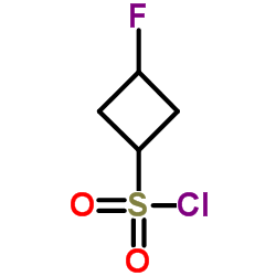 3-fluoro-cyclobutanesulfonyl chloride structure