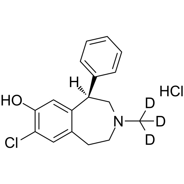 SCH-23390-d3 hydrochloride Structure