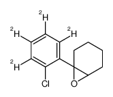 1-(6-Chlorophenyl)-7-oxabicyclo-heptane-d4结构式