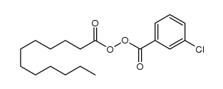 3-chlorobenzoyl lauroyl peroxide Structure