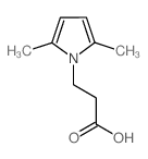 3-(2,5-二甲基-1H-吡咯-1-基)丙酸结构式