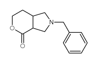 2-苄基六氢吡喃并[3,4-c]吡咯-4-酮结构式