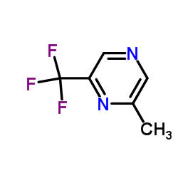 2-Methyl-6-(trifluoromethyl)pyrazine Structure