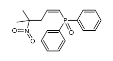 (Z)-4-methyl-4-nitropent-1-enyl diphenylphosphine oxide Structure