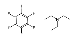 triethylamine compound with 1,2,3,4,5-pentafluoro-6-iodobenzene (1:1)结构式