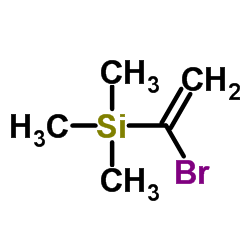 (1-Bromovinyl)trimethylsilane Structure