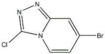 8-溴-3-氯-[1,2,4]三唑并[4,3-a]吡啶结构式