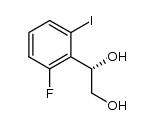 (S)-1-(2-fluoro-6-iodophenyl)ethane-1,2-diol Structure
