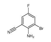 2-氨基-3-溴-5-氟苄腈结构式