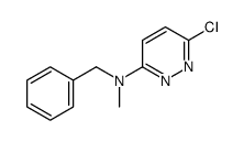 N-甲基-N-苄基-6-氯-哒嗪-3-胺结构式
