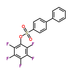 Pentafluorophenyl 4-phenylbenzene-1-sulfonate Structure