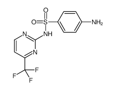 4-氨基-N-[4-(三氟甲基)嘧啶]苯磺酰胺结构式
