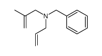 1-(N-allyl-N-benzylamino)-2-methyl-2-propene Structure