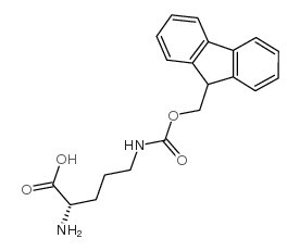 N^d-Fmoc-L-鸟氨酸结构式
