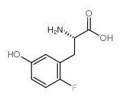 2-amino-3-(2-fluoro-5-hydroxy-phenyl)-propionic acid Structure