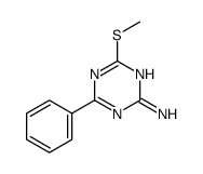 4-methylsulfanyl-6-phenyl-1,3,5-triazin-2-amine结构式