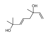 (6R)-2,6-dimethylocta-3,7-diene-2,6-diol结构式