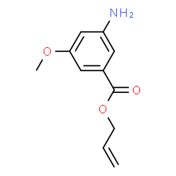 Benzoic acid, 3-amino-5-methoxy-, 2-propenyl ester (9CI) Structure