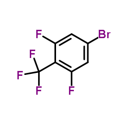 5-Bromo-1,3-difluoro-2-(trifluoromethyl)benzene Structure