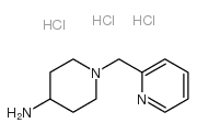 1-(吡啶-2-甲基)哌啶-4-胺三盐酸盐结构式