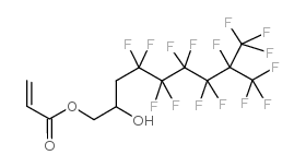3-(全氟-5-甲基己基)-2-羟丙基丙烯酸结构式