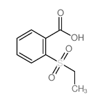 2-(乙基磺酰基)苯甲酸结构式