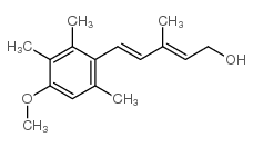 5-(4-甲氧基-2,3,6-三甲基苯基)-3-甲基-2,4-戊二烯-1-醇结构式