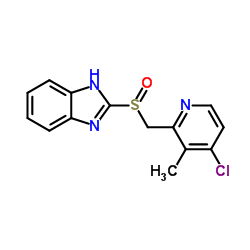 4-DesMethoxypropoxyl-4-chloro Rabeprazole Structure