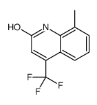 8-methyl-4-(trifluoromethyl)-1H-quinolin-2-one结构式