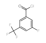 3-氟-5-(三氟甲基)苯甲酰氯结构式