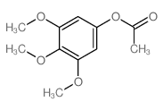 (3,4,5-trimethoxyphenyl) acetate structure