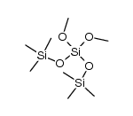 Dimethoxy-bis-trimethylsiloxy-silan结构式
