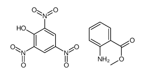 methyl 2-aminobenzoate,2,4,6-trinitrophenol结构式