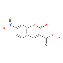 potassium 7-nitro-2-oxo-2H-chromene-3-carboxylate structure