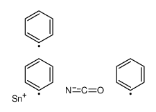 isocyanato(triphenyl)stannane Structure