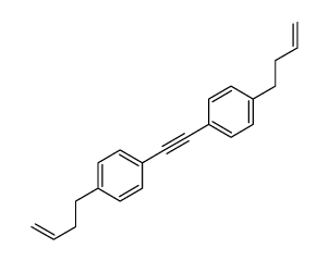 1,2-双(4-丁烯基苯基)乙炔结构式