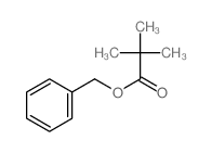 Propanoic acid,2,2-dimethyl-, phenylmethyl ester Structure