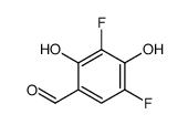 3,5-difluoro-2,4-dihydroxybenzaldehyde Structure