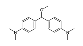 4,4'-(Methoxymethylene)bis(N,N-dimethylbenzenamine) Structure